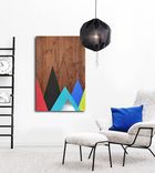 Definitive Point 36x24 - Wood Wall Art, Metal Wall Art, Modern Wall Art, Wall Decor 1 small