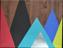 Definitive Point 36x24 - Wood Wall Art, Metal Wall Art, Modern Wall Art, Wall Decor 3 small