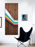 Mod Spectra 48x20 - Wood Wall Art, Metal Wall Art, Modern Wall Art, Wall Decor 4 small