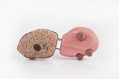 Coral Simulachrum Brooch 3 small