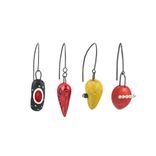 Clay And Sterling Silver Earrings 1 small