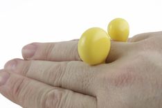 Carved Corian Ring 2 small