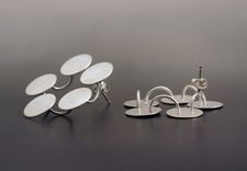 Sterling Silver Disk Earrings 5 small