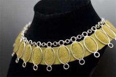 Sterling Silver Necklace With Mix-And-Match Threaded Elements 3 small