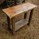 Reclaimed Barnwood Sofa Table 1 small