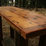Reclaimed Barnwood Sofa Table 2 small
