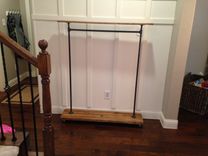Industrial Urban Garment Rack With Top Shelf 3 small