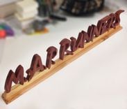 Business Name Or Company Logo Custom Carved Letters Font Or Logo 3 small