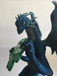 Fantasy Sculpted Figurines Dragon Holding A Four Clover Leaf 2 small
