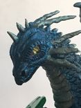 Fantasy Sculpted Figurines Dragon Holding A Four Clover Leaf 6 small
