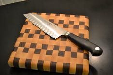 Maple, Walnut End Grain Cutting Board 1 small