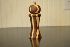 Maple, Walnut Pepper Mill, Hand-Turned 1 small