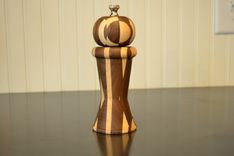 Maple, Walnut Pepper Mill, Hand-Turned 2 small