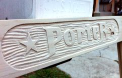 Hand Carved & Gilded Lettering On Hardwood Frame 4 small