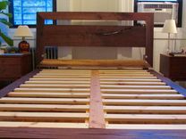 Mid-Century Modern Platform Bed 2 small