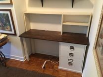 Custom Desk With Adjustable Hutch 2 small