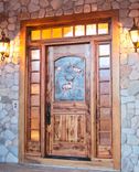 Highly Figured Myrtle Wood With Square Sidelights And Transom 1 small