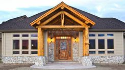 Highly Figured Myrtle Wood With Square Sidelights And Transom 2 small