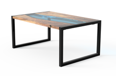 River Style Dining Room Table 2 small