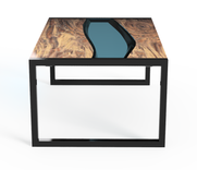 River Style Dining Room Table 3 small