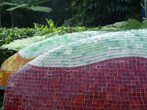 The "Red Boat" Outdoor Lighted Sculpture 2 small