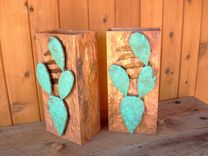 Copper Cactus Sconces 2 small