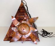 Copper Pyramid Chandelier 4 small