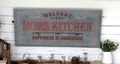 Rustic Wall Sign, Four Sizes- 5.5"X12" $25.50, 7.5"X16.5" $42.00, 9.5"X21" $58.50, 11.5"X26" $75.00 2 small