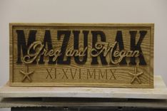 Carved Signs 6 small