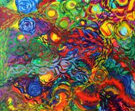 Abstract Painting Titled: Ocean Dreams 2 small