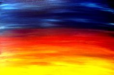 Acrylic Abstract Painting On Canvas Titled: The Little Sun 2 small