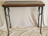 Hand Carved Accent Table 6 small