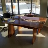 Walnut Live Edge Slab Conference Table 1 small