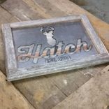 Hand Painted/ Metal Cutout Signs 1 small