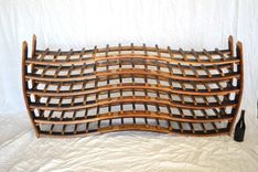Triple Wave Wine Rack - Flow - Made From Retired California Wine Barrels 2 small