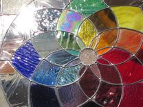 Stained Glass Leaded Color Wheel 2 small