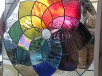 Stained Glass Leaded Color Wheel 1 small