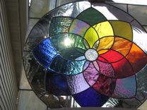 Stained Glass Leaded Color Wheel 6 small