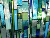 Stained Glass Sea Glass 2 small