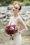 Long Sleeve Satin Wedding Dress (#Ss16109) 4 small