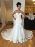 Sweetheart Strapless Trumpet Wedding Gown 1 small
