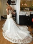 Sweetheart Strapless Trumpet Wedding Gown 3 small