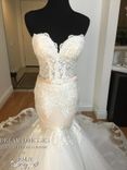 Sweetheart Strapless Trumpet Wedding Gown 2 small