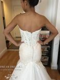 Sweetheart Strapless Trumpet Wedding Gown 6 small