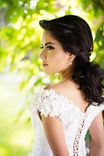 Sample Sale/ Off Shoulder Lace Ball Gown With 3d Flowers (Style #Alice Pb146) 6 small