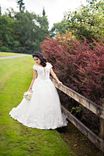 Sample Sale/ Off Shoulder Lace Ball Gown With 3d Flowers (Style #Alice Pb146) 4 small