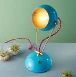 Retro Mid Century Table Desk Lamp Solid Brass And Steel 5 small
