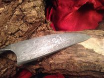 Damascus Gotland Ring Knife 1 small