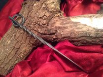 Damascus Gotland Ring Knife 2 small