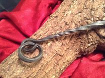 Damascus Gotland Ring Knife 3 small